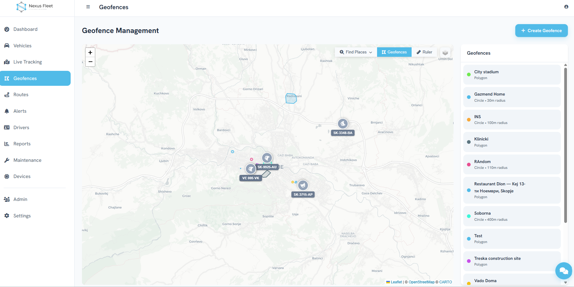 Geofence Management