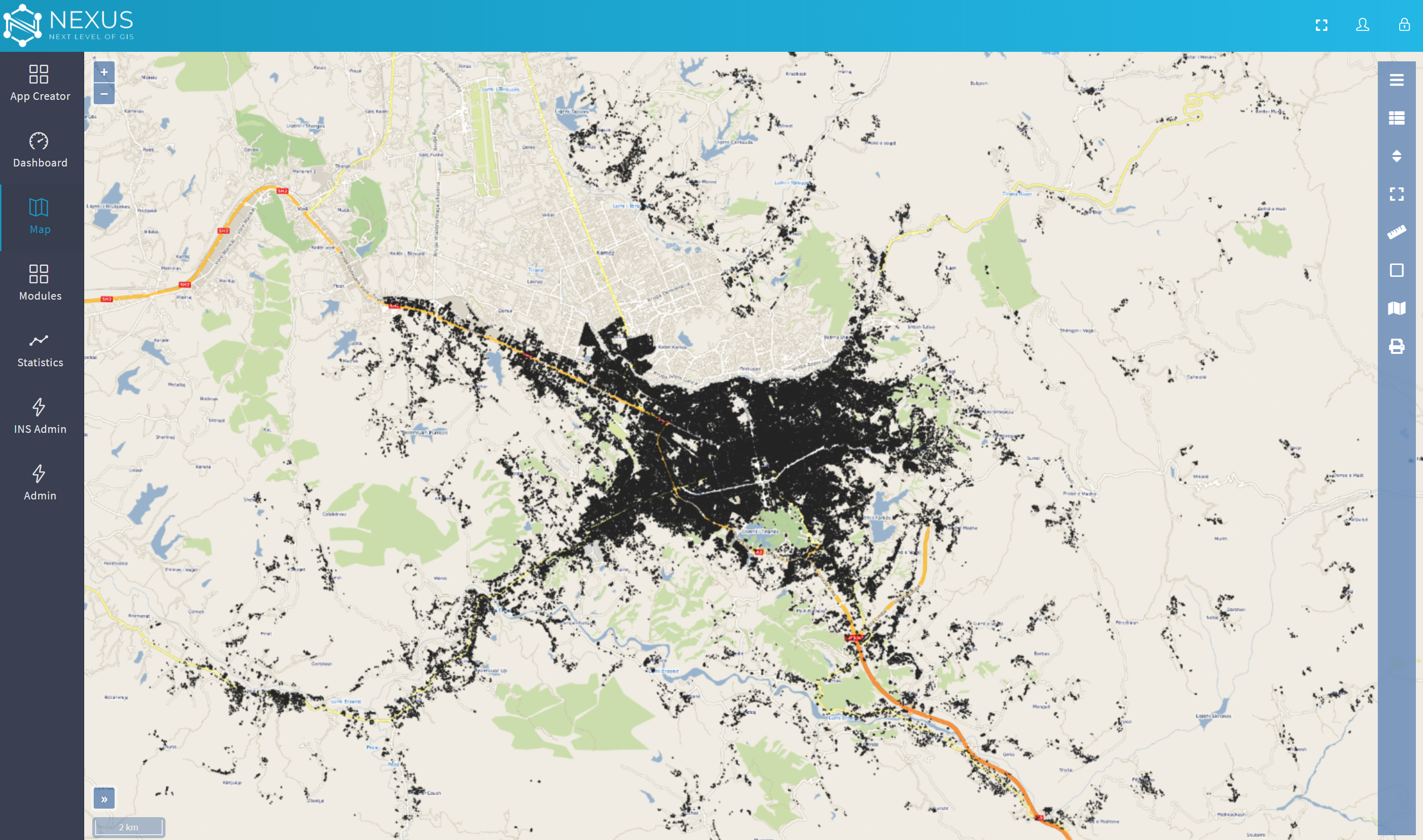 Nexus GIS platform